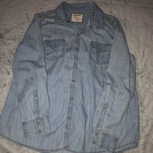 Arizona Long Sleeve Fake Denim Top